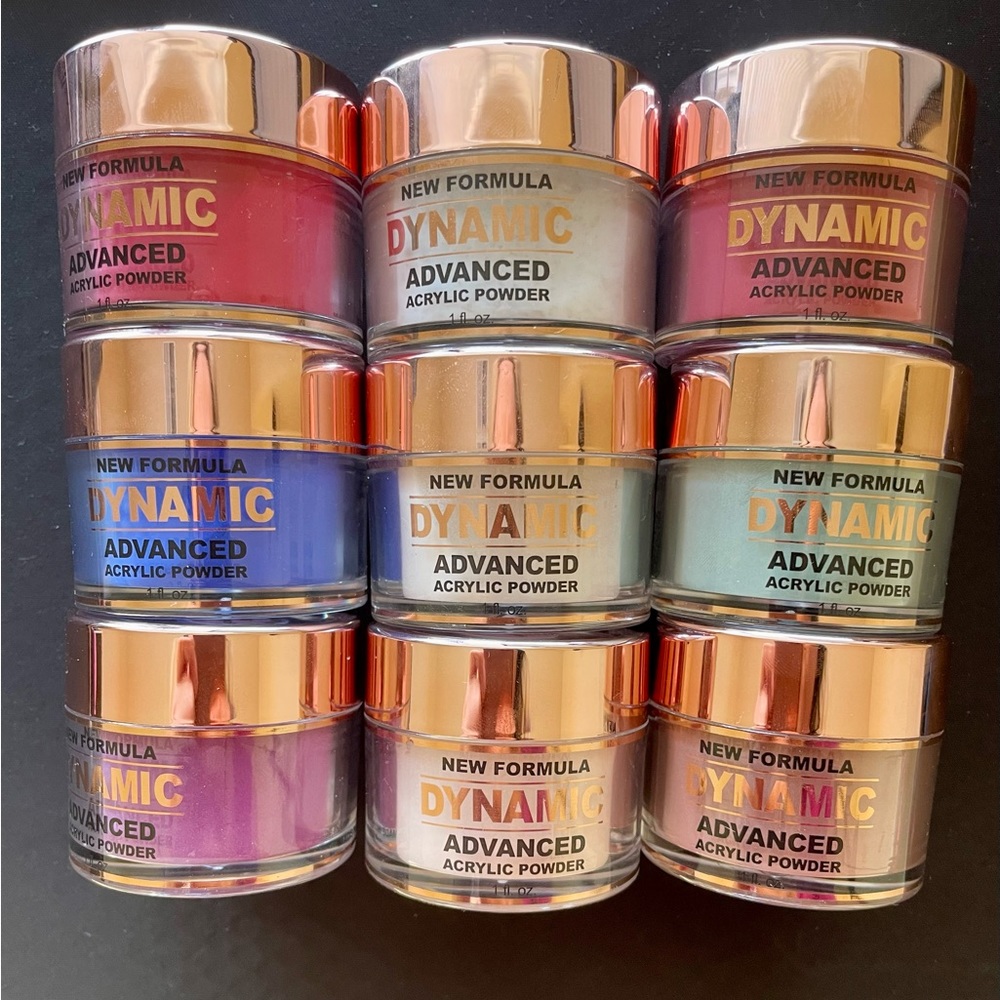 Dynamic nail acrylic powder new.